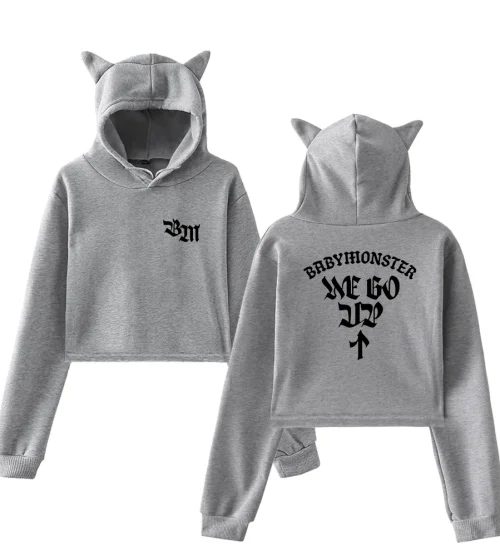Babymonster Hoodie portraying some of the group's most iconic logos
