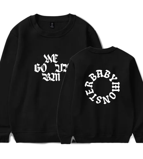 Babymonster Sweatshirt portraying the group's albums