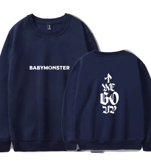 Babymonster Sweatshirt portraying the group's albums